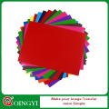 Qingyi DIY personalizado 22 colores a4 transferencia de vinilo de calor para la ropa